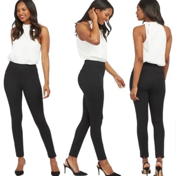 SPANX The Perfect Black Pant Back Seam Skinny Pants Sz S/P - Picture 1 of 13